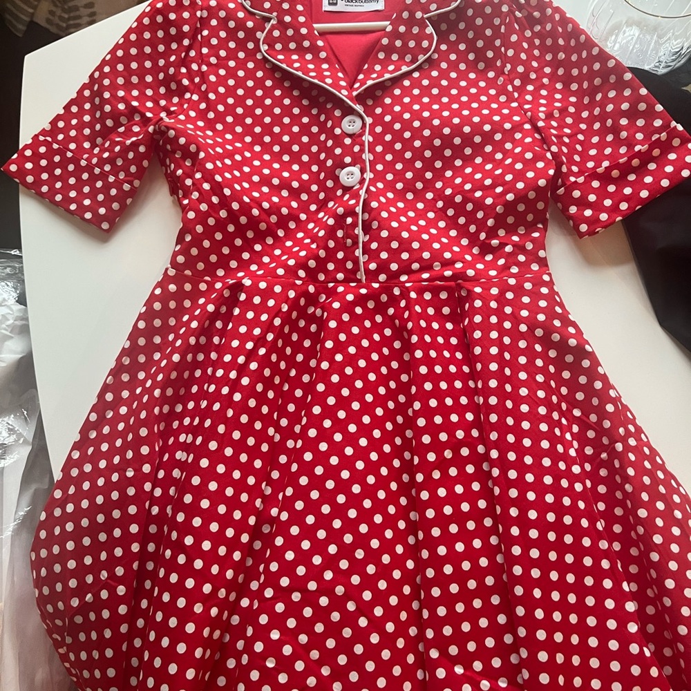 Black butterfly vintage inspired dress size 11/12